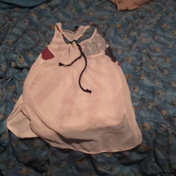 Red white and blue tank top - Picture 2 of 5